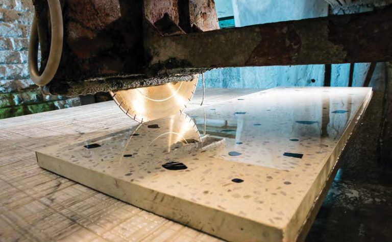 Sustainable, British-manufactured terrazzo