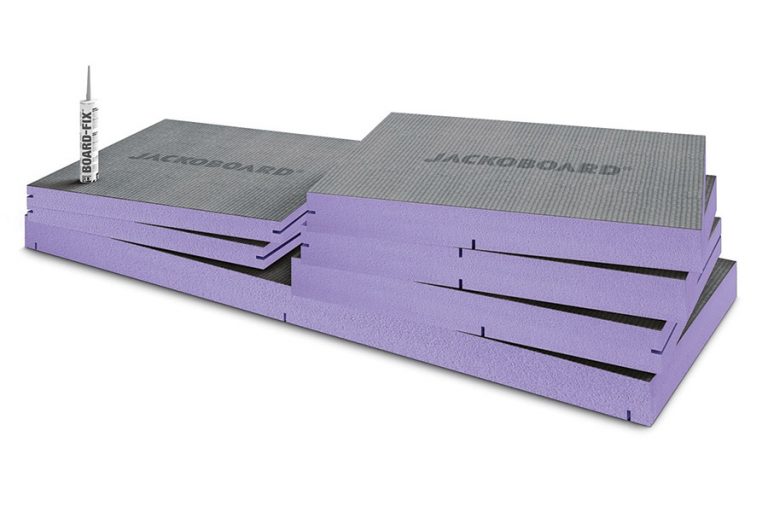 Jackoboard waterproof XPS construction board compliant with NHBC guidance