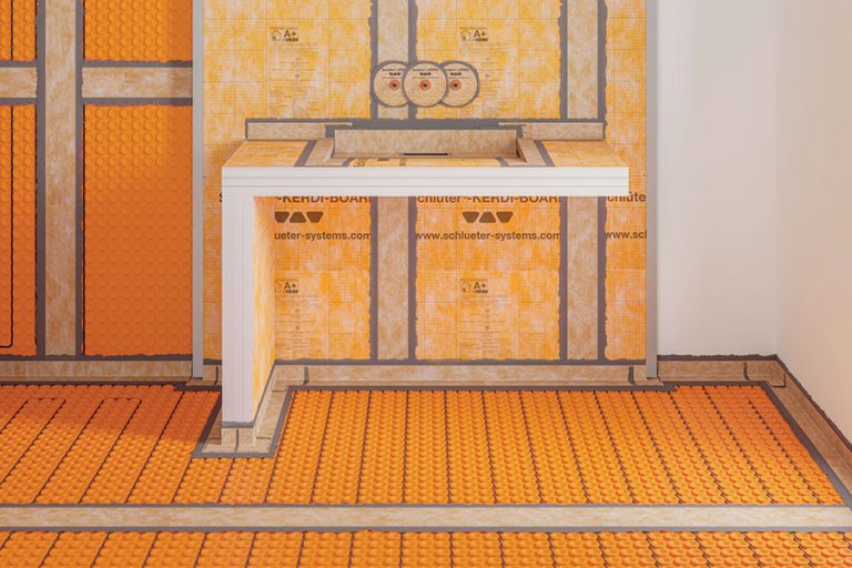 Schlüter-Systems launches customisable washbasin/vanity unit