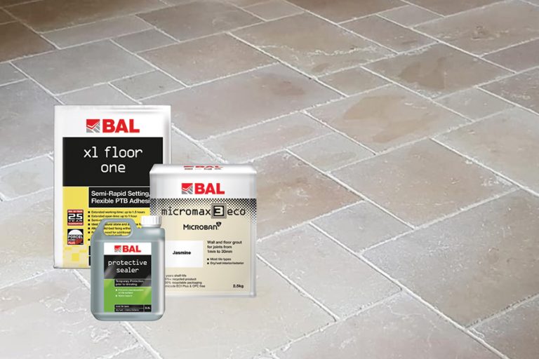Installing natural stone tiles – “look no further than BAL”