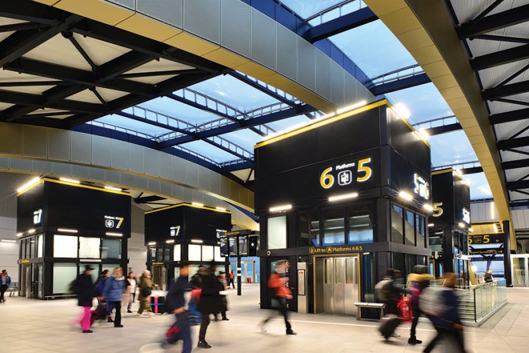 Mapei “sets the scene” at Gatwick Airport Station