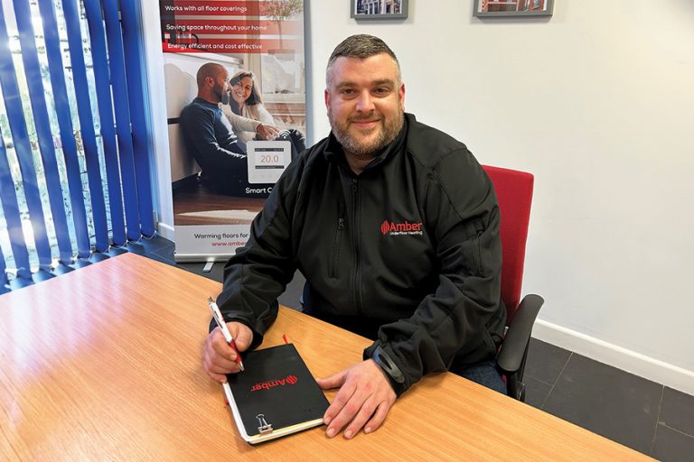 Amber Underfloor Heating appoints national sales manager