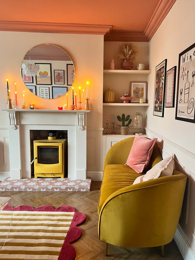 Transform your fireplace area for autumn/winter with our designer tiles
