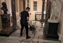 Roman Baths marble gets Green Man make-over with LTP