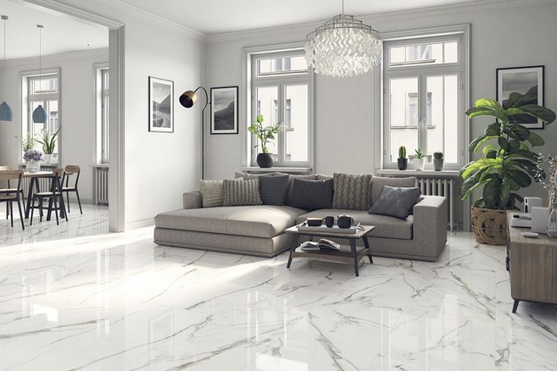 Ceramique Internationale Italian white marble “never goes out of style