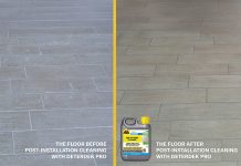 Smart cleaning and maintenance for stone and tiles