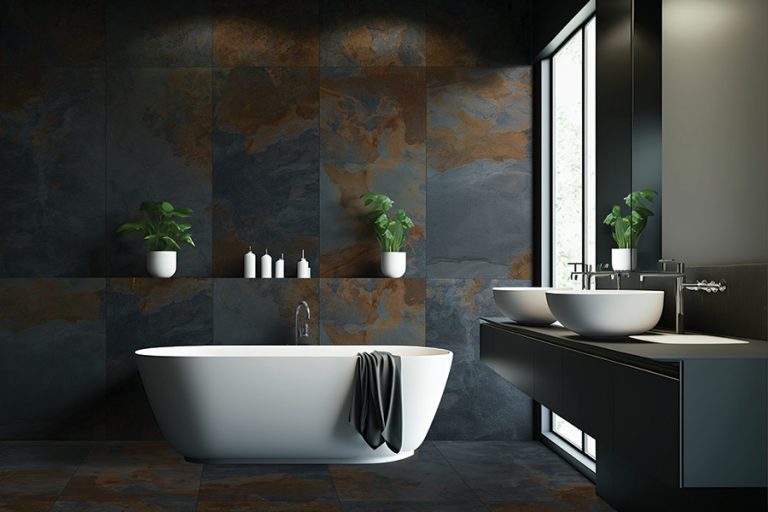 “Elevate your space” with large format tiles