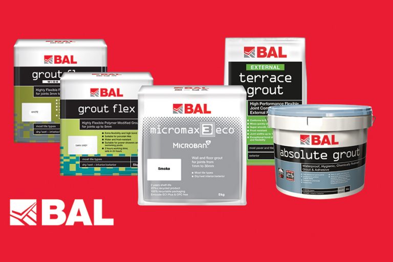 Grouts for “all designs, scenarios and budgets” with BAL