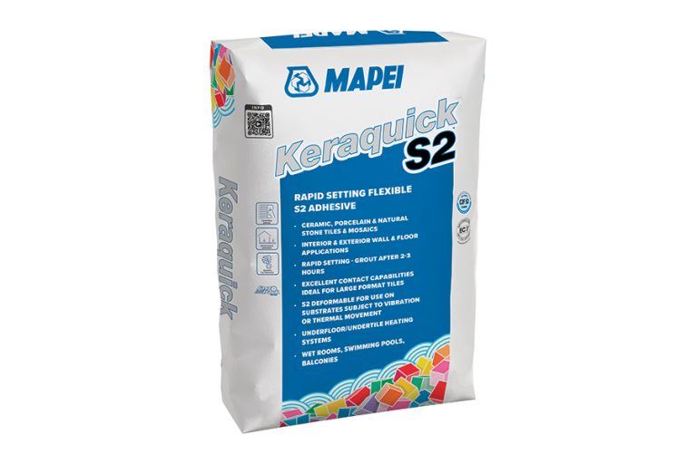 Mapei launches Keraquick S2 adhesive