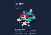 “A space for architectural design”. The Cersaie 2025 poster image expands the concept of architectural space