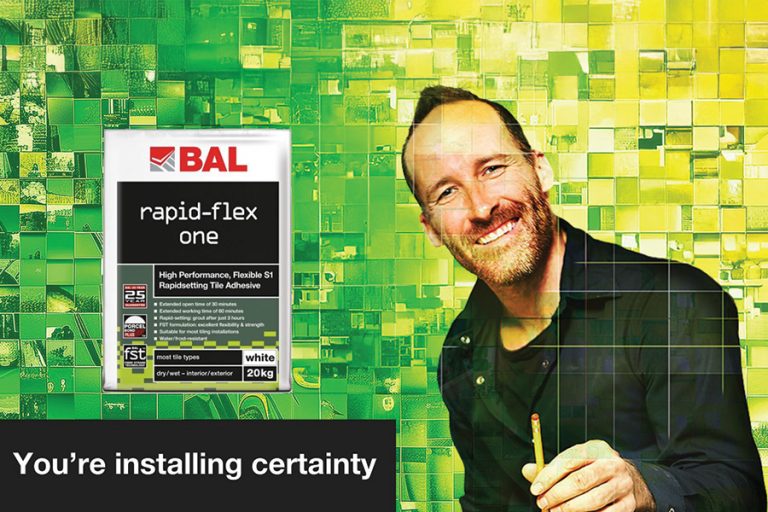 “You’re installing value” with BAL adhesives and grouts