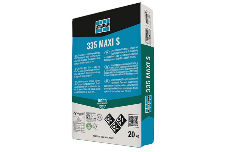 Laticrete 335 MAXI S: “Strength, innovation, and Installer Confidence”