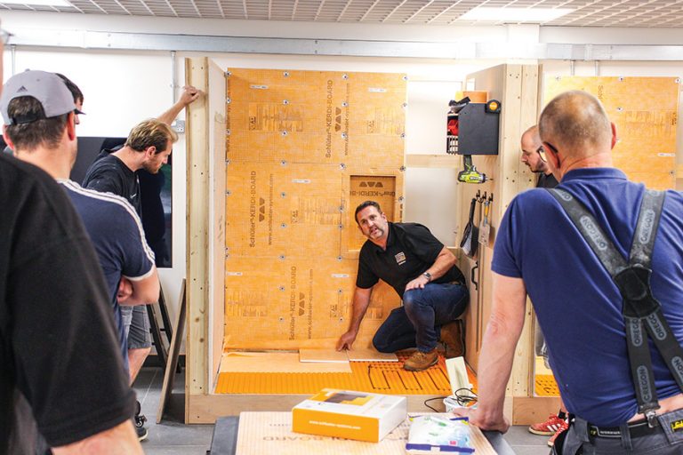 Train up with Schlüter-Systems:“Take your tiling to the next level”
