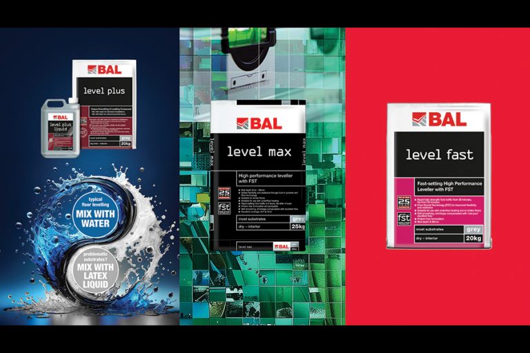 When levelling over underfloor heating – BAL has the solutions