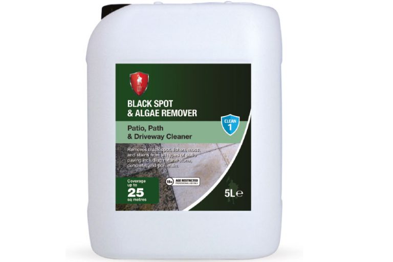 Treating slippery surfaces with LTP Black Spot & Algae Remover