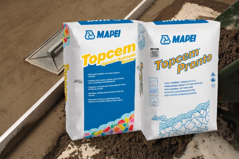 Mapei beats the clock with fast-track Topcem binders