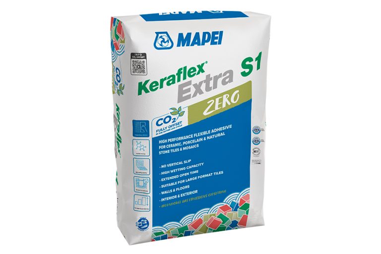 Keraflex Extra S1 Zero joins Mapei Zero Line